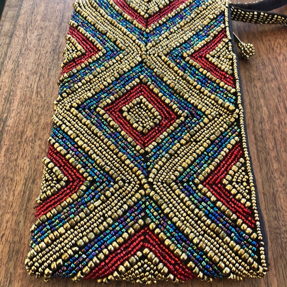 Handmade Beaded Clutch - Picture 1 of 4